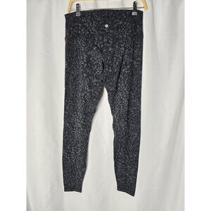 Lululemon Align Pant 28″ Wild Thing Camo Deep Coal Size 10 Nulu W5BSZS Leggings